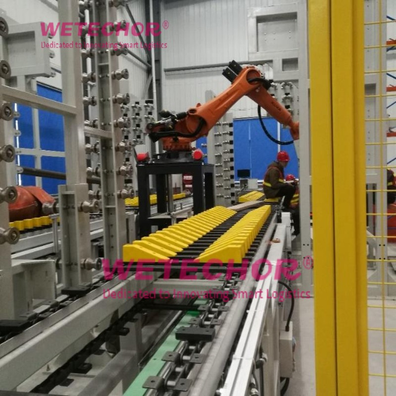 Various Aluminum Material (May be sheet, May be coil) , Automatic Storage Systems Logistic Warehouse Asrs Projects Wetechor with Non Standard Customized Stacker