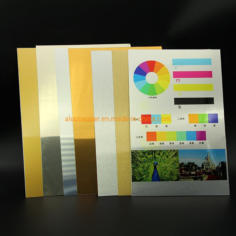 High Quality Sublimation Printing Brushed Glossy Aluminum  Sheet