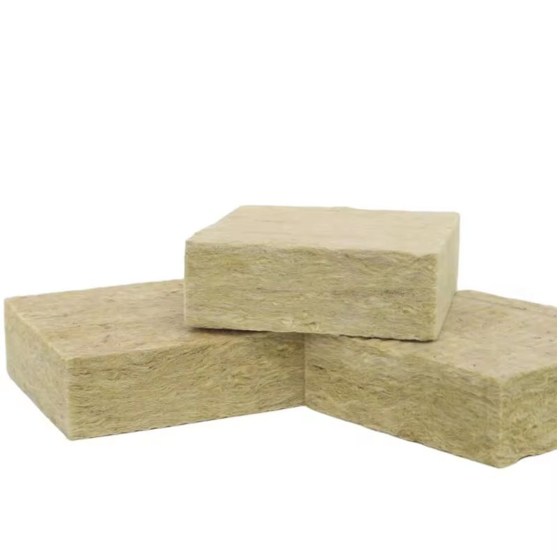 Fire-Resistant Rock Wool Sandwich Panels Insulation Materials Board Building Material for Soundproof Fire Resistant