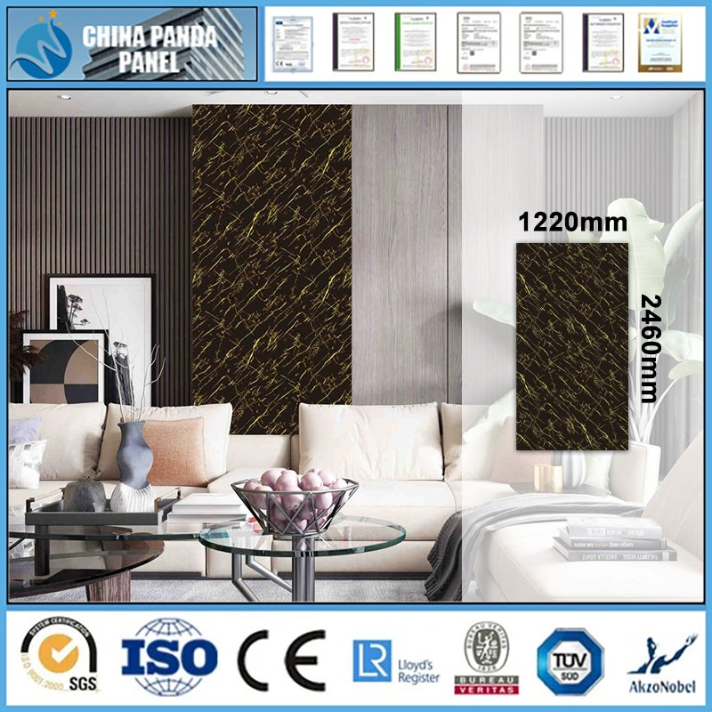 PVC Wall Covering Sheet 1220X2440mm Commercial Interior