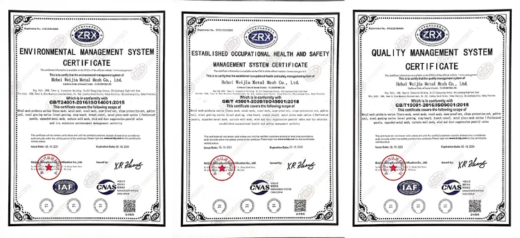 Quality Certifications