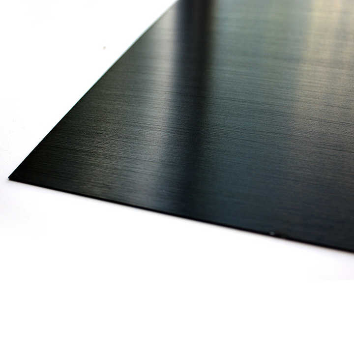 3.0mm Black Oxidized Brushed Aluminum Sheet Plate Is Suitable for UV Laser Printing Signs Decorative Crafts