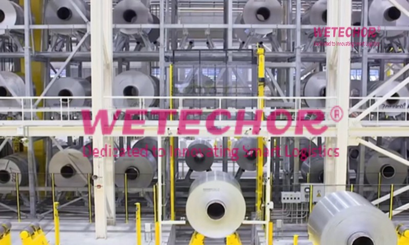 Various Aluminum Material (May be sheet, May be coil) , Automatic Storage Systems Logistic Warehouse Asrs Projects Wetechor with Non Standard Customized Stacker