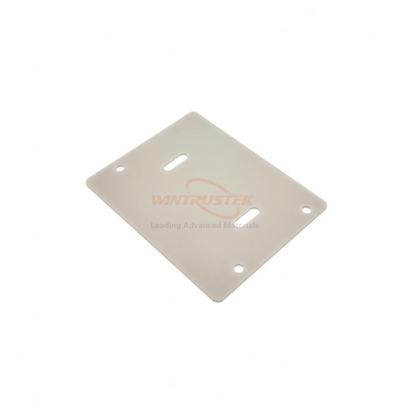 Customized Aluminum Nitride Ceramic Aln Sheet with Holes for Electrical Insulation