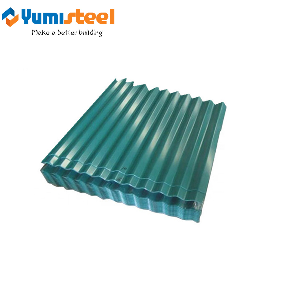Building Material Aluminium-Zinc Alloy Coated Corrugated Sheet for Facades