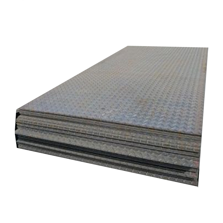 Ss400 A36 Hot Rolled Tear Drop Floor Checkered Steel Plate
