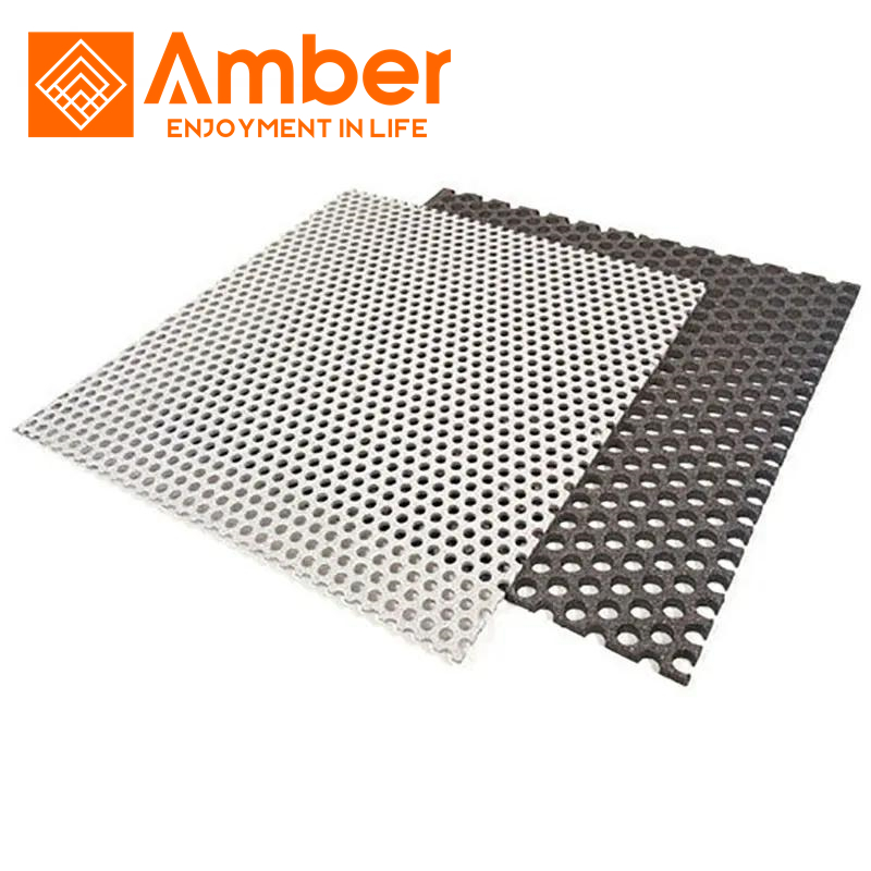 Custom Size Round Hole Aluminum Perforated Metal Sheet Plate for Decorative Building Facades