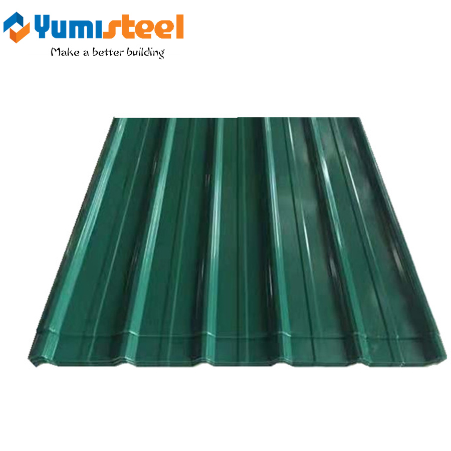 Building Material Aluminium-Zinc Alloy Coated Corrugated Sheet for Facades