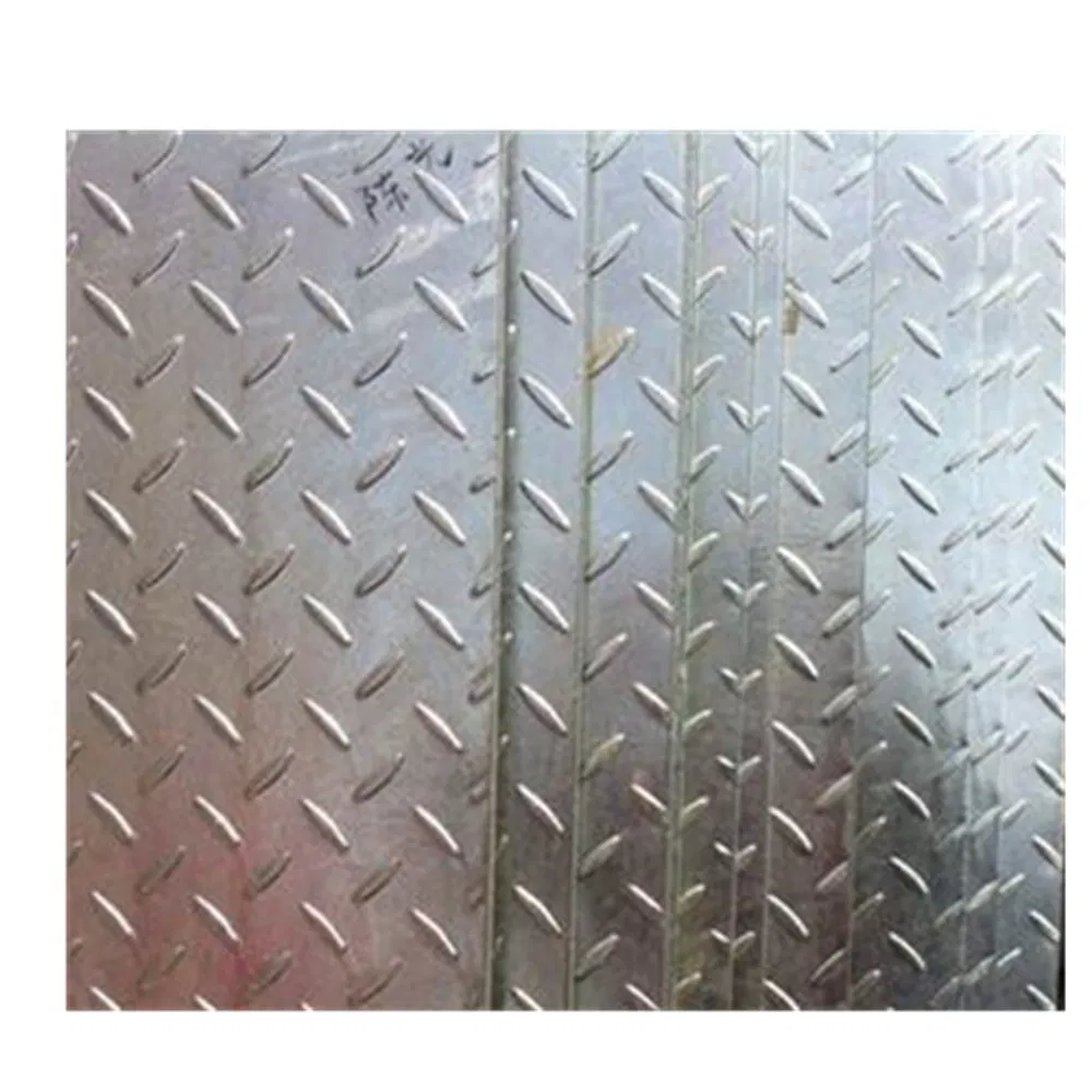 Chequer Sheet Hot Rolled A36 Galvanized Checkered Steel Plate