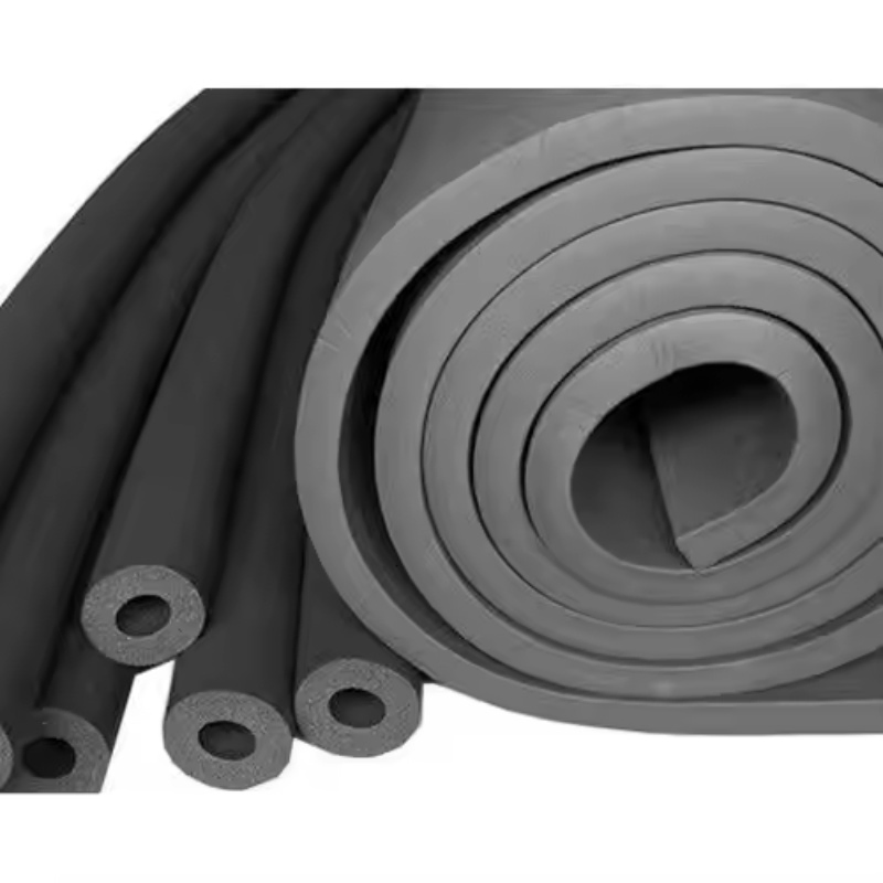 3/4" Thickness Self-Adhesive Rubber Foam Insulation Sheet with Aluminum Foil Rubber Foam Insulation Material