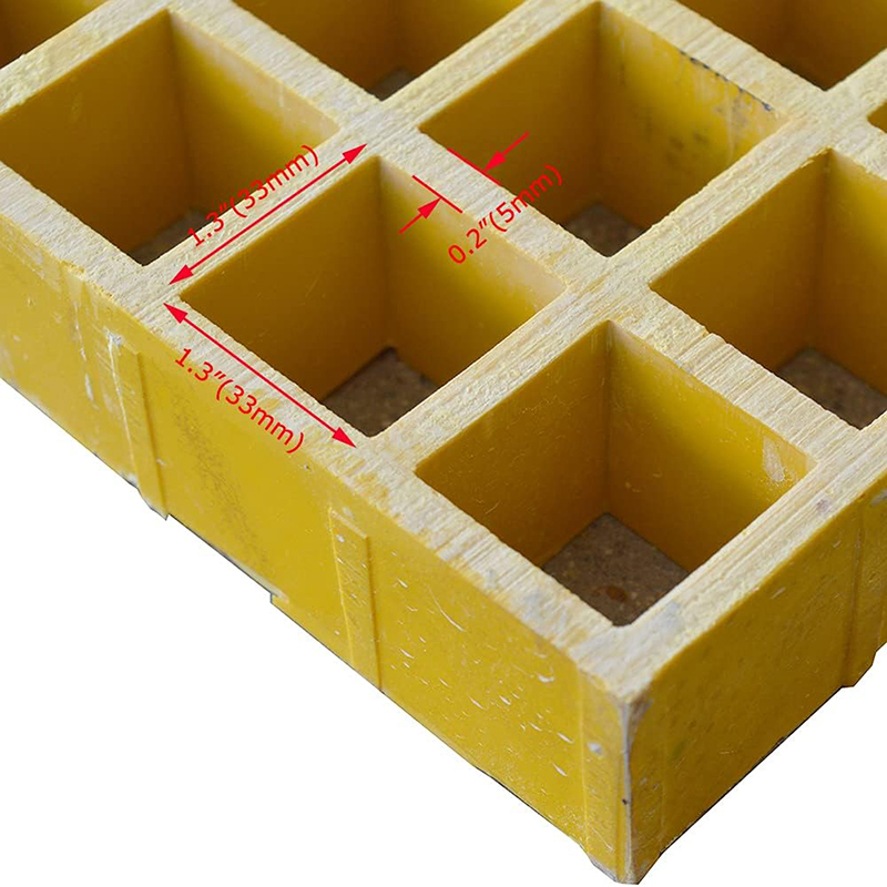 Customized Fiberglass Grating, Tree-Shaped Grating, Anti-Slip FRP Grating, Tree-Shaped Grating, Drain Cover