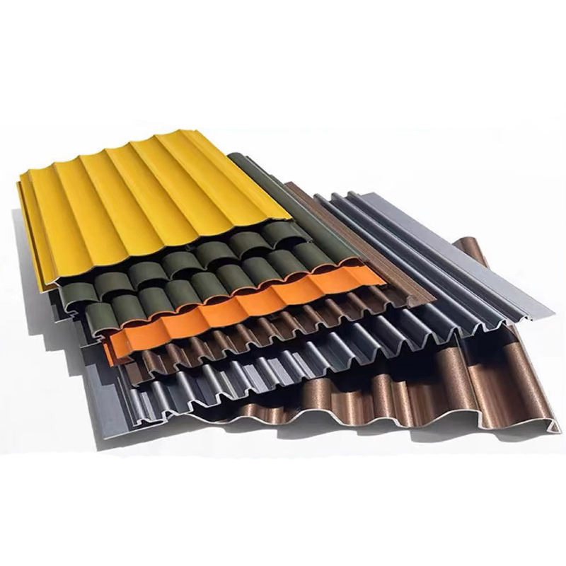 Corrugated Aluminum Roofing Sheets Decoration Facades 1050 1060 1100 Aluminum Tiles for Building