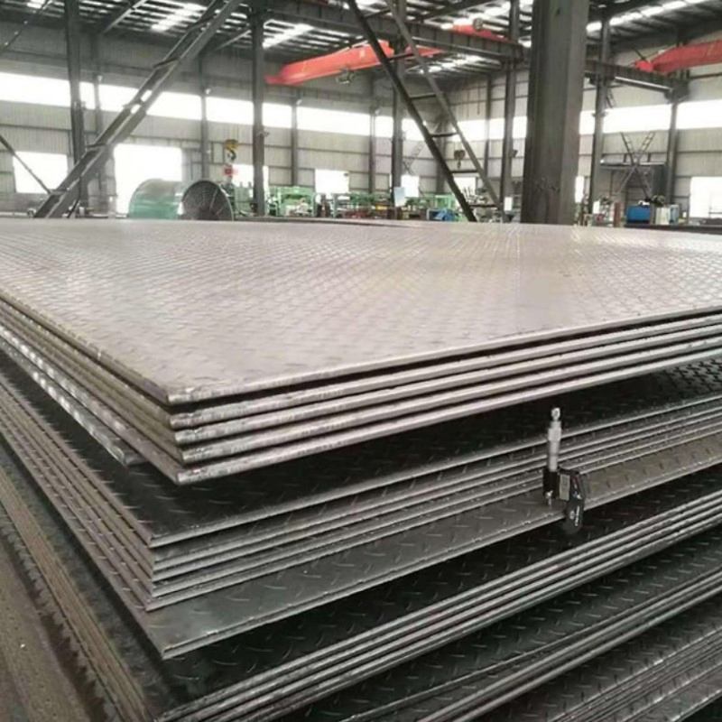 Low Price Carbon Tear Drop Checkered Plate Nosing Stair Treads