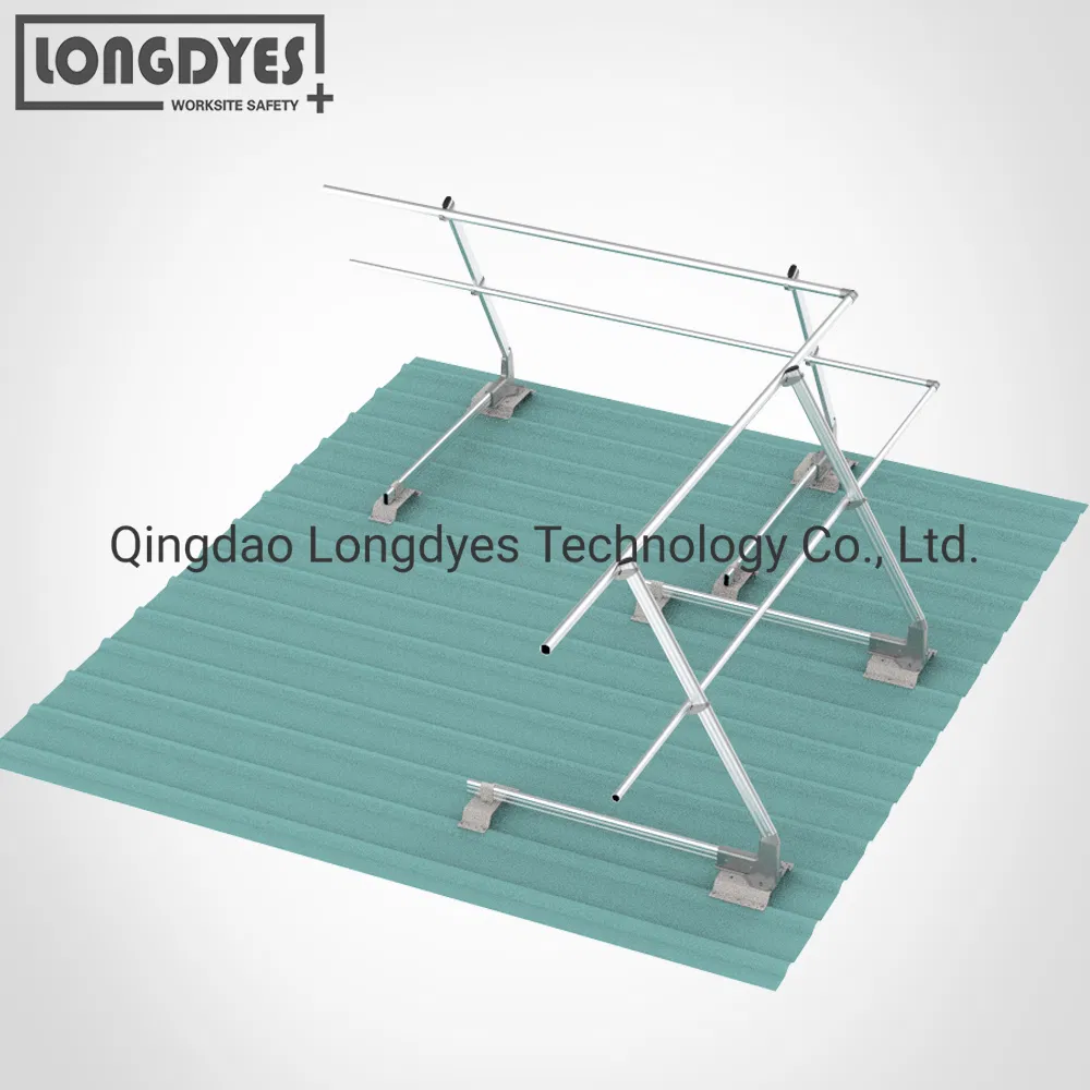 Corrugated Metal Roofs Non-Invasive Guardrail Systems