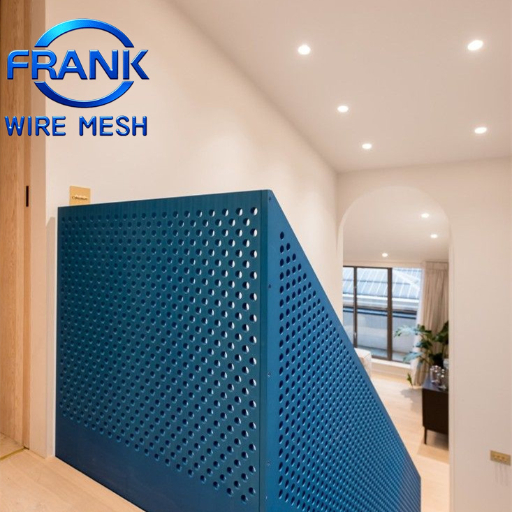 Stainless Steel 316 Perforated Sheet, 2mm, Brushed Finish, for Coastal Area Balcony Railing and Cladding