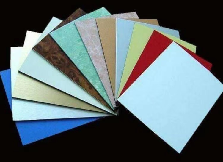 Gold Brushed Silver Brushed Aluminum Composite Material Interior Decorative Cladding Sheets