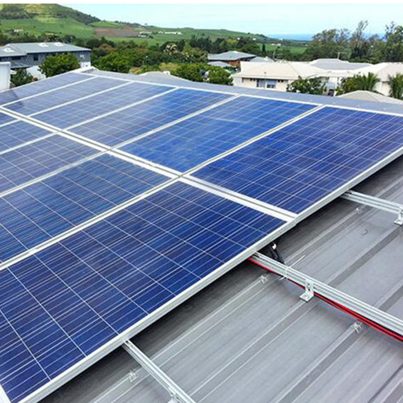 Tin Roof Solar Mounting Bracket System for Metal Sheet Roofing Installation