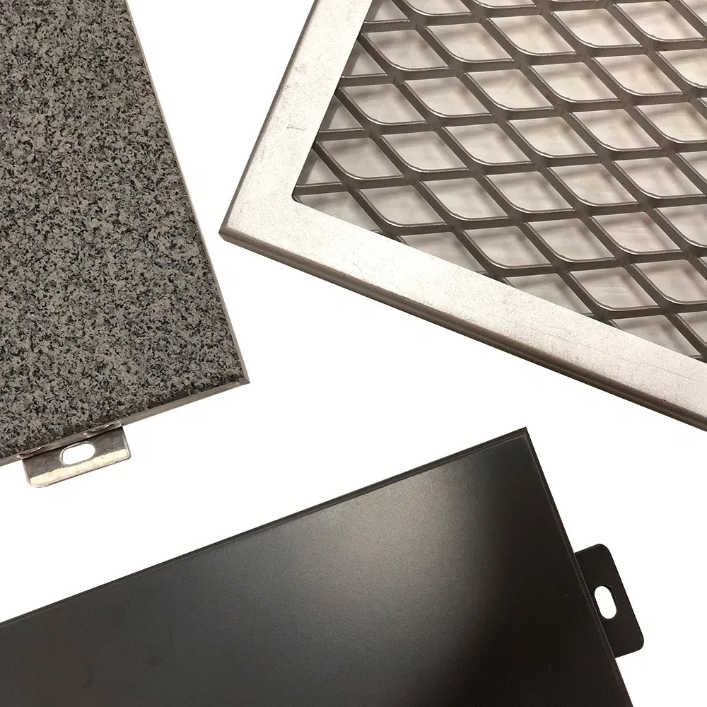 Building Facade Exterior Wall Aluminium Sheet Packaged with Bubble Film and Plywood Shelf