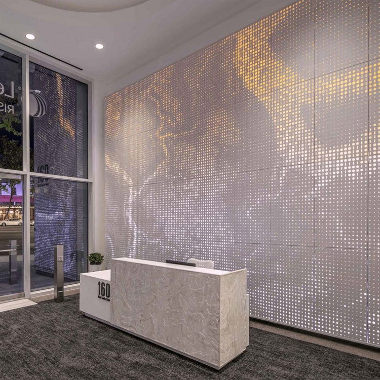 Perforated Aluminum Sheet for Architectural Building Facades and Cladding Decoration