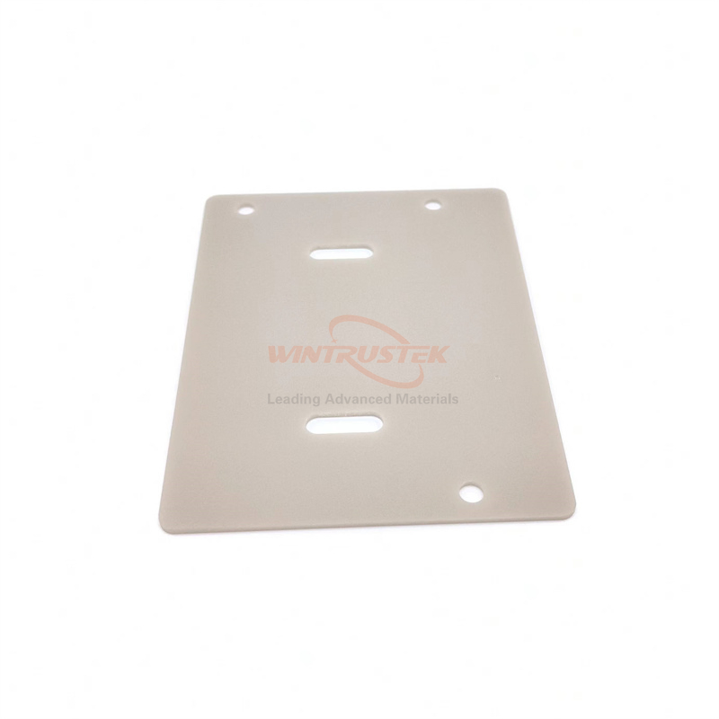 Customized Aluminum Nitride Ceramic Aln Sheet with Holes for Electrical Insulation