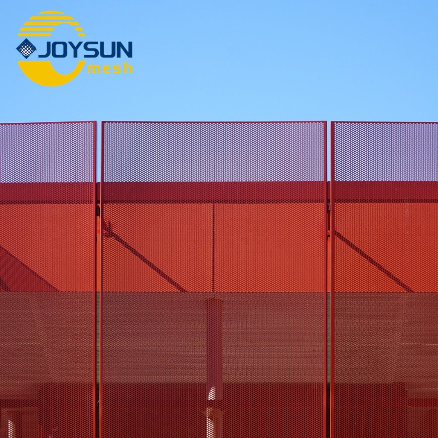 Aluminum Perforated Panel Facade 2mm Galvanized Perforated Metal Sheet for Building Decoration