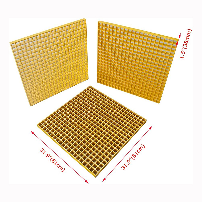 Customized Fiberglass Grating, Tree-Shaped Grating, Anti-Slip FRP Grating, Tree-Shaped Grating, Drain Cover