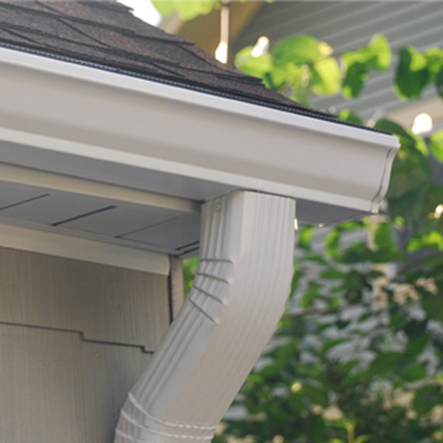Rain Water Fading Leaking Sheet Aluminum Gutter System with Fittings