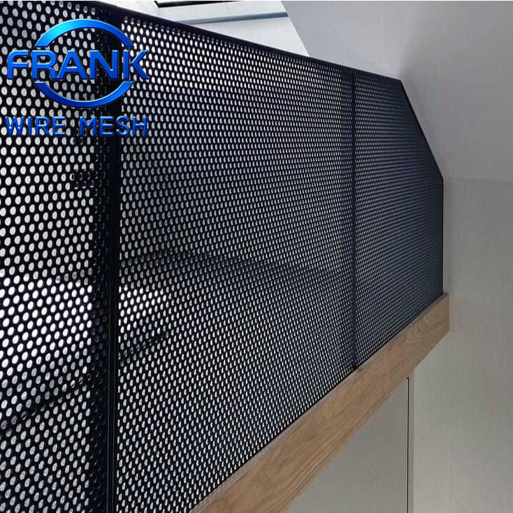 Stainless Steel 316 Perforated Sheet, 2mm, Brushed Finish, for Coastal Area Balcony Railing and Cladding