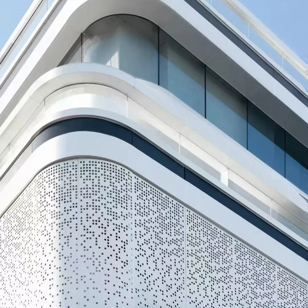 Building Material Aluminum Perforated Plate: Modern Facade Decorative Panels for Architectural Exteriors