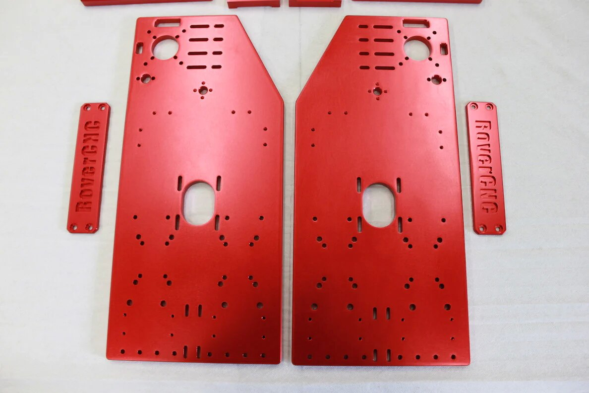 CNC Machined Aluminum 6061-T6 Heavy Duty Machine Gantry Plates