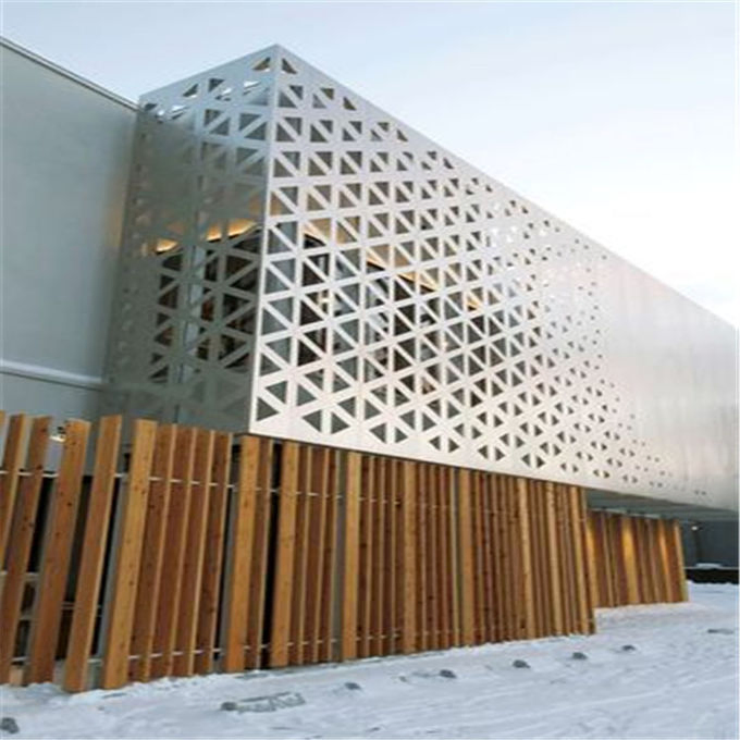 Modern CNC Cutting Soild Aluminum Building Facade 3D Siding Sheet