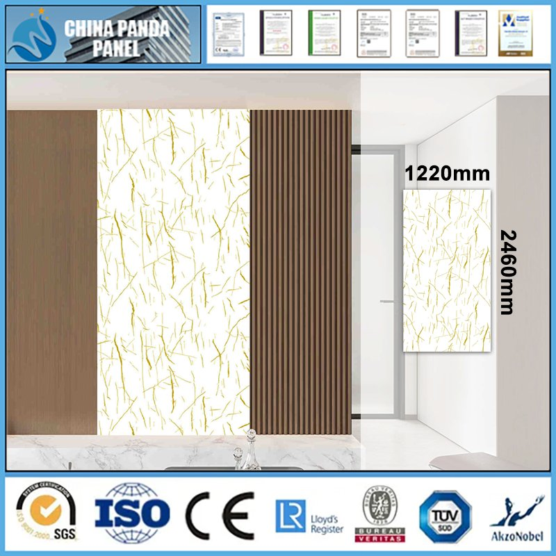 PVC Wall Covering Sheet 1220X2440mm Commercial Interior