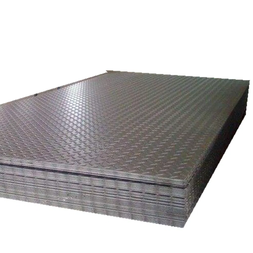 Floor Chequer Black Hot Rolled Checkered Steel Sheet