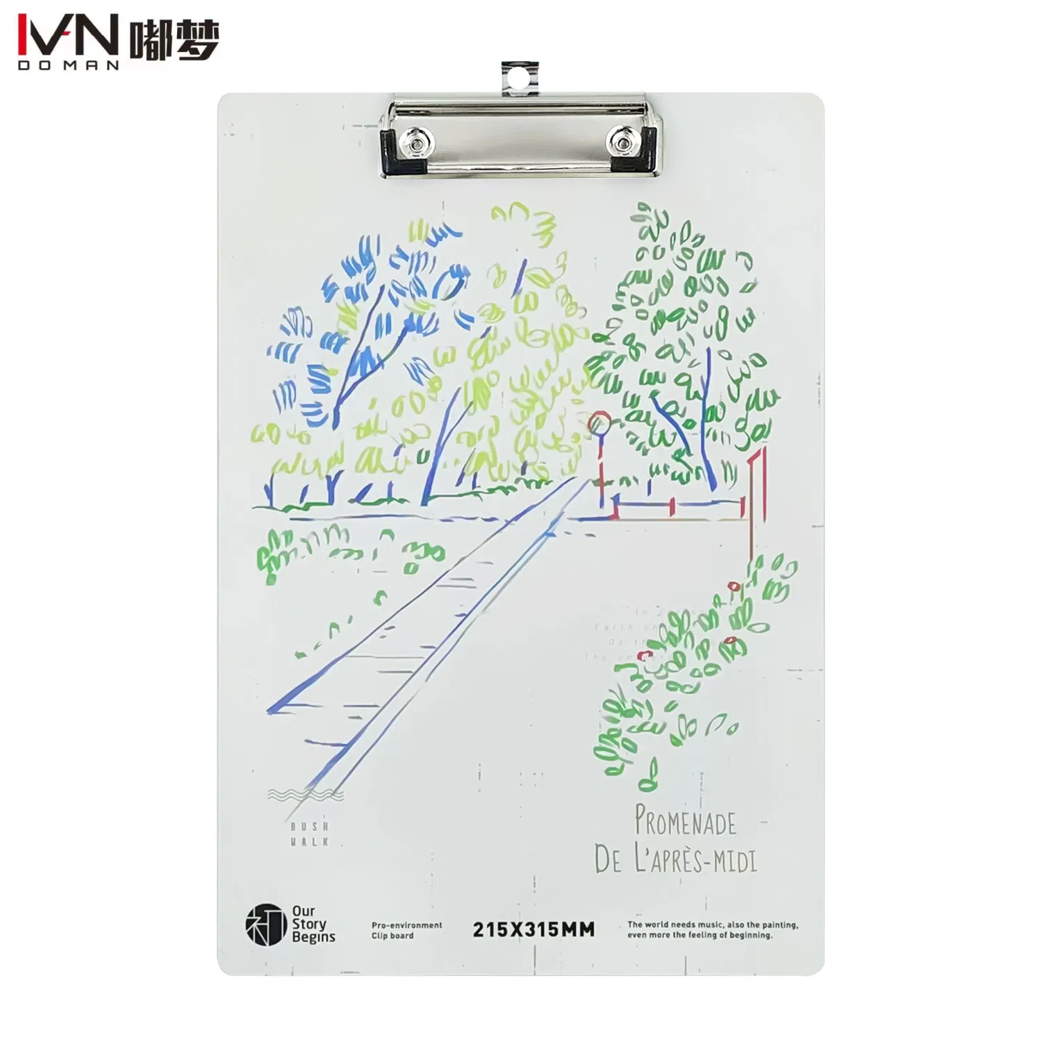 Document Writing Board Student Homework Board Plate Clamp