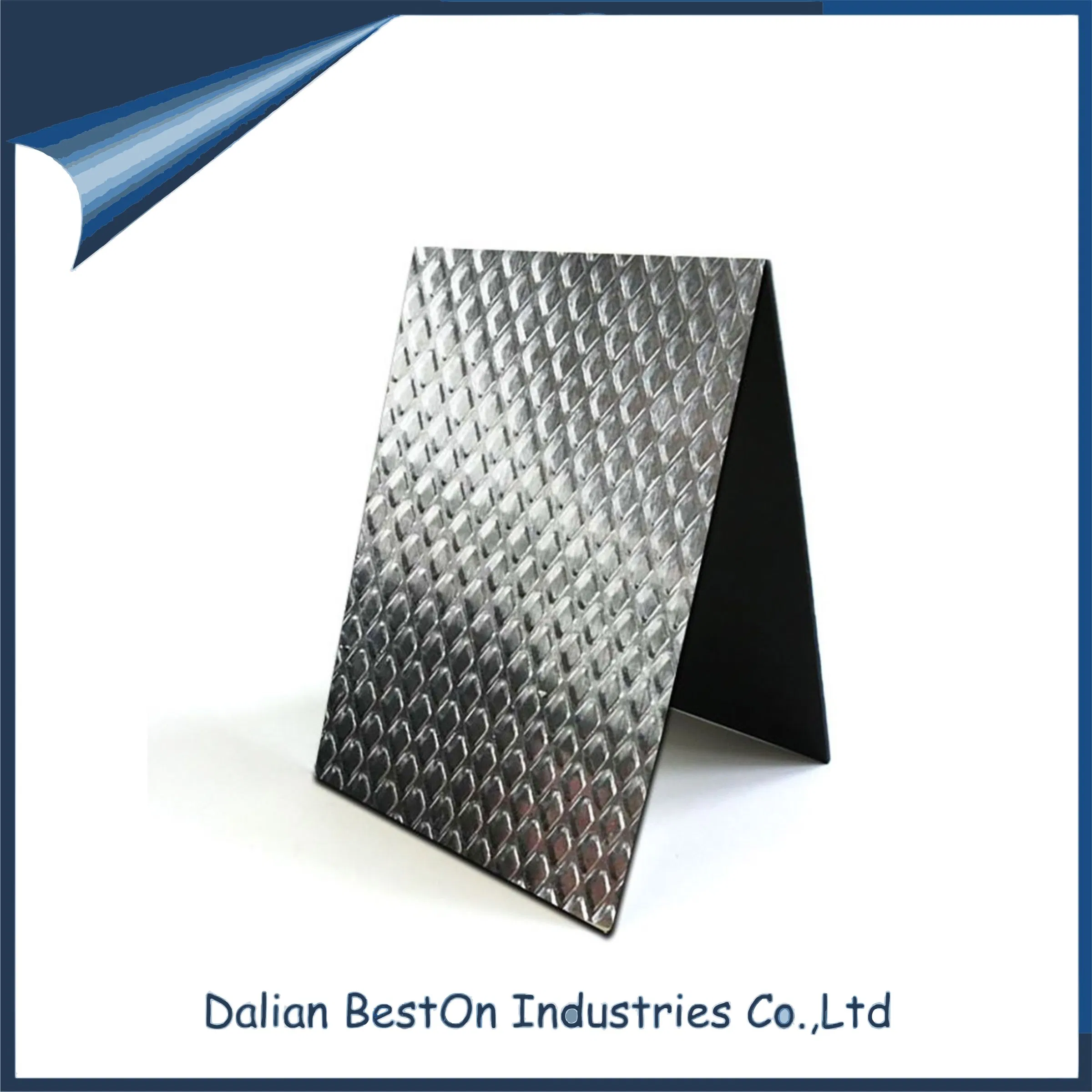 Diamond Aluminum Threaded Plate Custom 3105 3003 H22 Patterned Aluminum Tread Plate