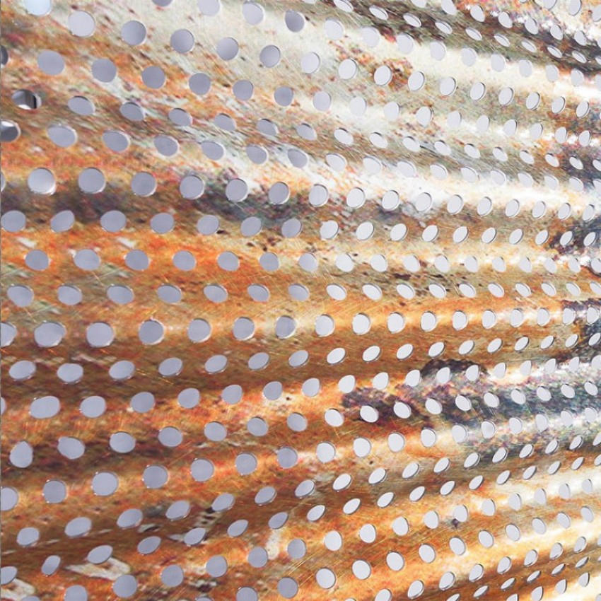 Spray Paint 1.5mm 2.5mm Round Hole Mirror Finish Aluminum Perforated Metal Sheet for Hotel Lobby Screens Decorative Plate