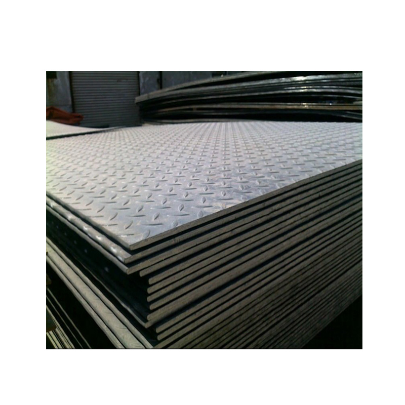 Floor Chequer Black Hot Rolled Checkered Steel Sheet