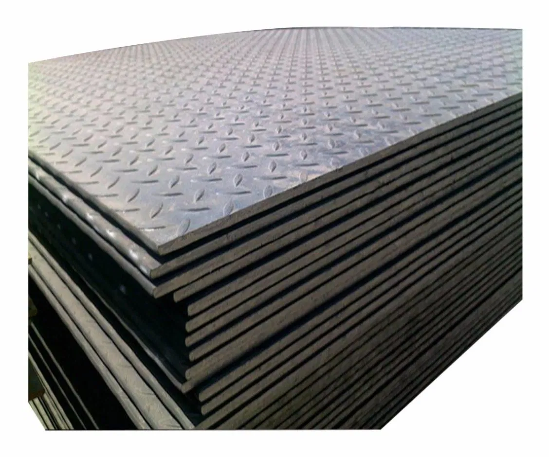 Ss400 A36 Hot Rolled Tear Drop Floor Checkered Steel Plate