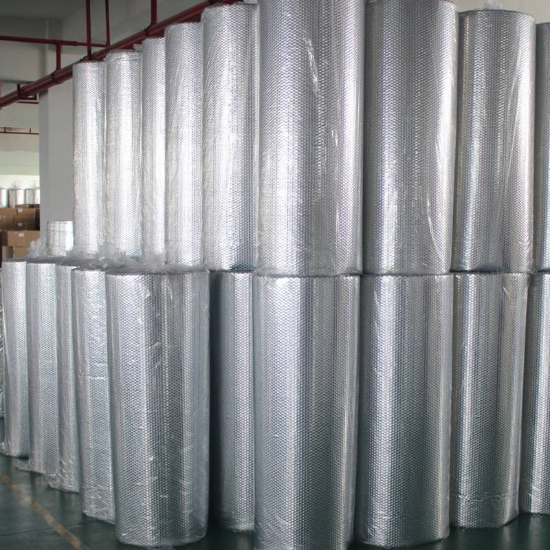 Reflective Aluminium Thermal Bubble 20 mm Thickness Aluminium Bubble Insulation Sheet / Heat Insulation Material for Roofing