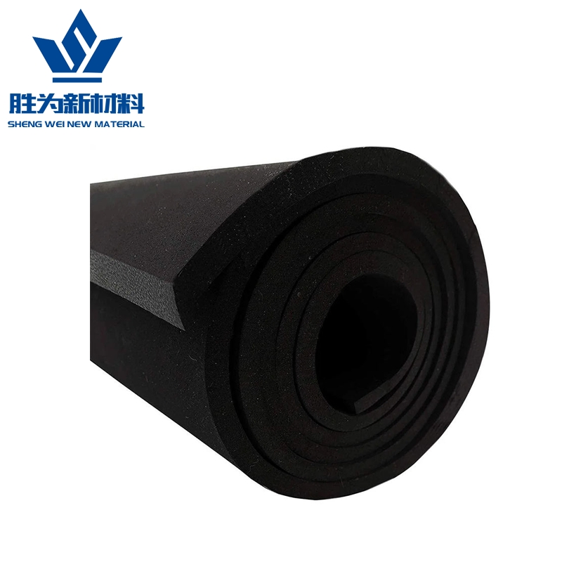 3/4" Thickness Self-Adhesive Rubber Foam Insulation Sheet with Aluminum Foil Rubber Foam Insulation Material