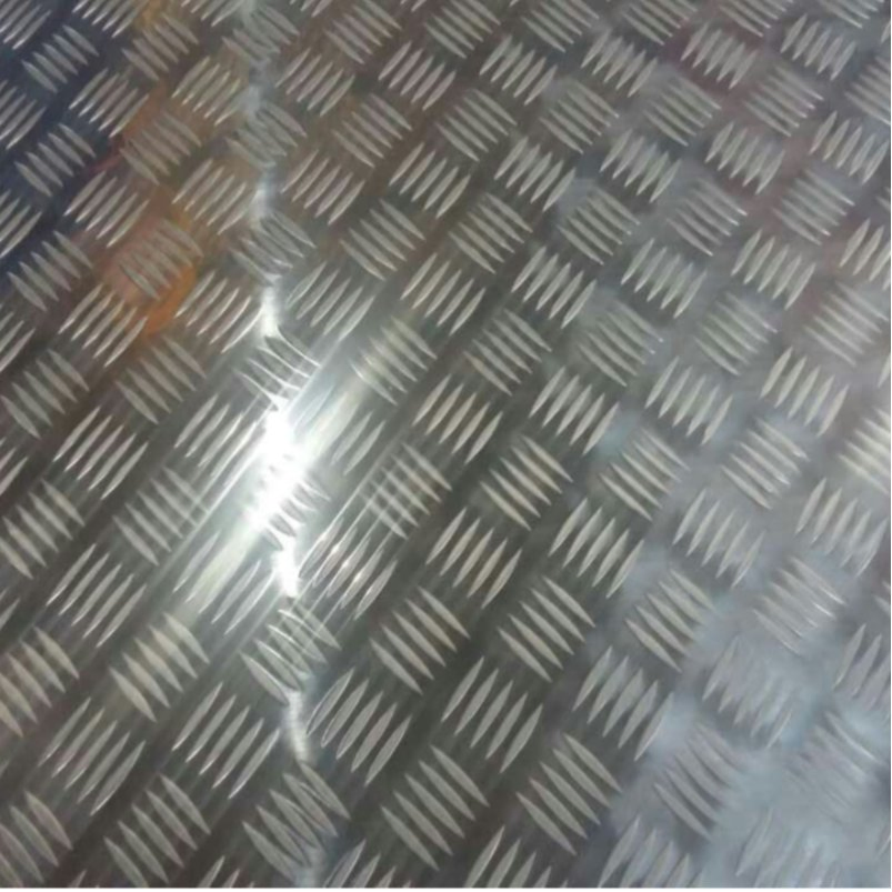 Heavy-Duty 5 Bar Aluminum Tread Plate for Industrial Use
