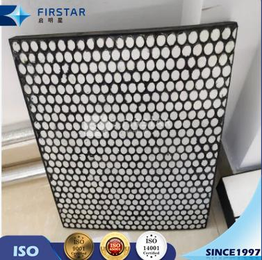 Heavy-Duty Rubber Ceramic Wear Plate for Industrial Feeders