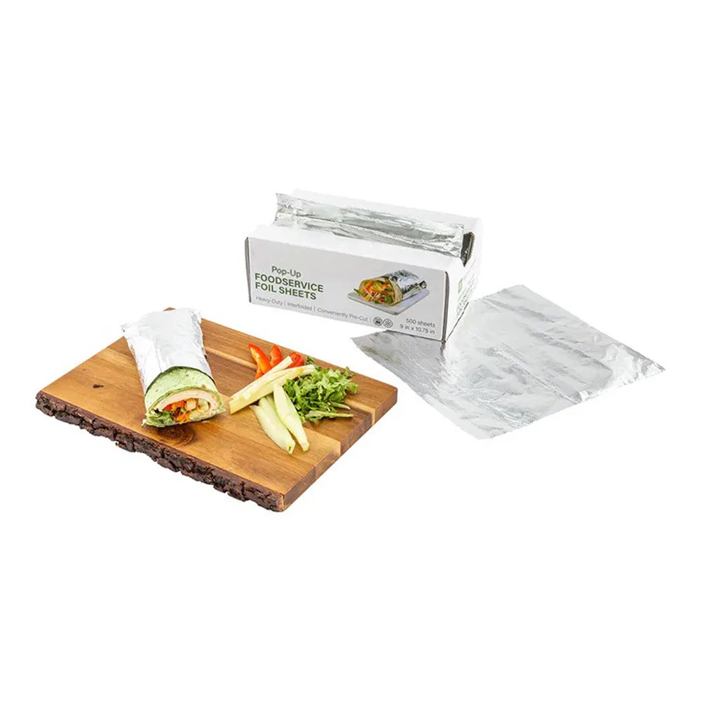 Customized Food Packaging Pop up Aluminum Foil Sheets 12 X 10.75