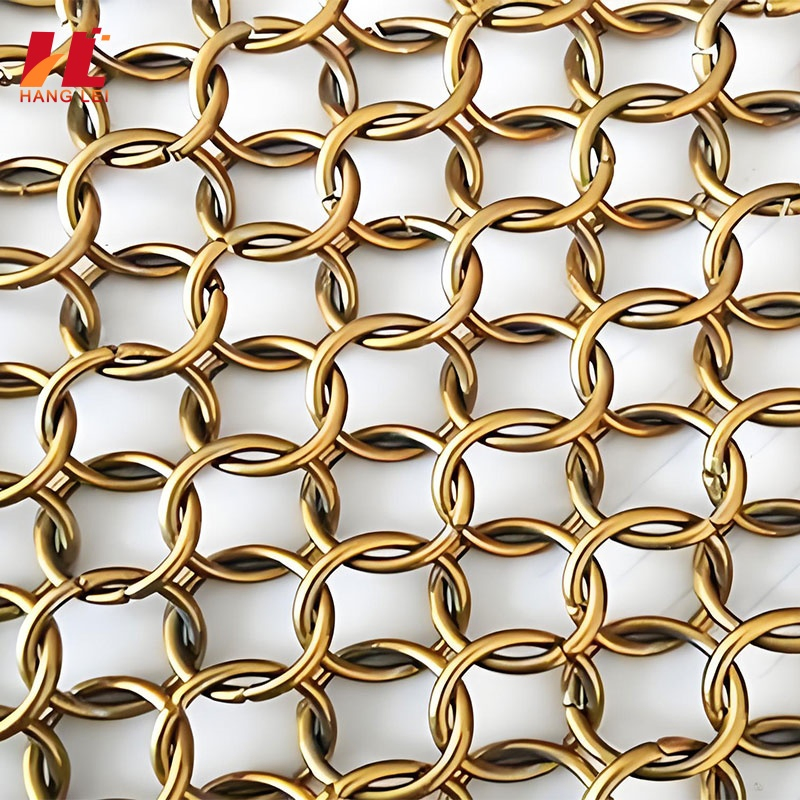 Innovative Woven Aluminum Mesh Panel System for Decorative Screens and Building Facades Sheet