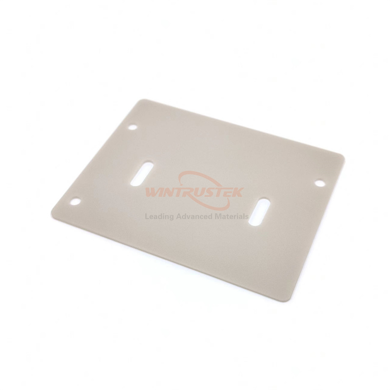 Customized Aluminum Nitride Ceramic Aln Sheet with Holes for Electrical Insulation