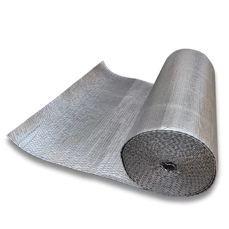Heat Insulation Materials Reflective 5mm Double Foil Aluminium Bubble Foil Insulation Roll for Summer Heat Reflection