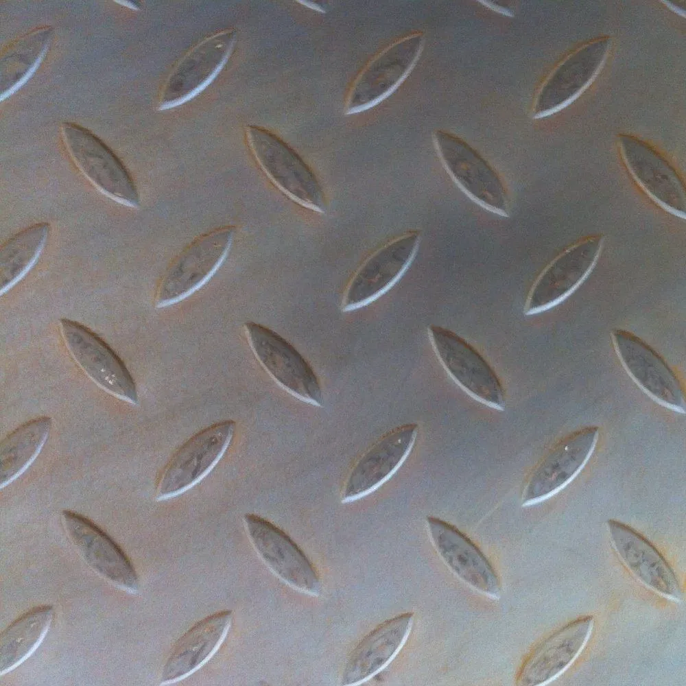 Q235 A36 Hot Rolled Embossed Carbon Checkered Steel Plate