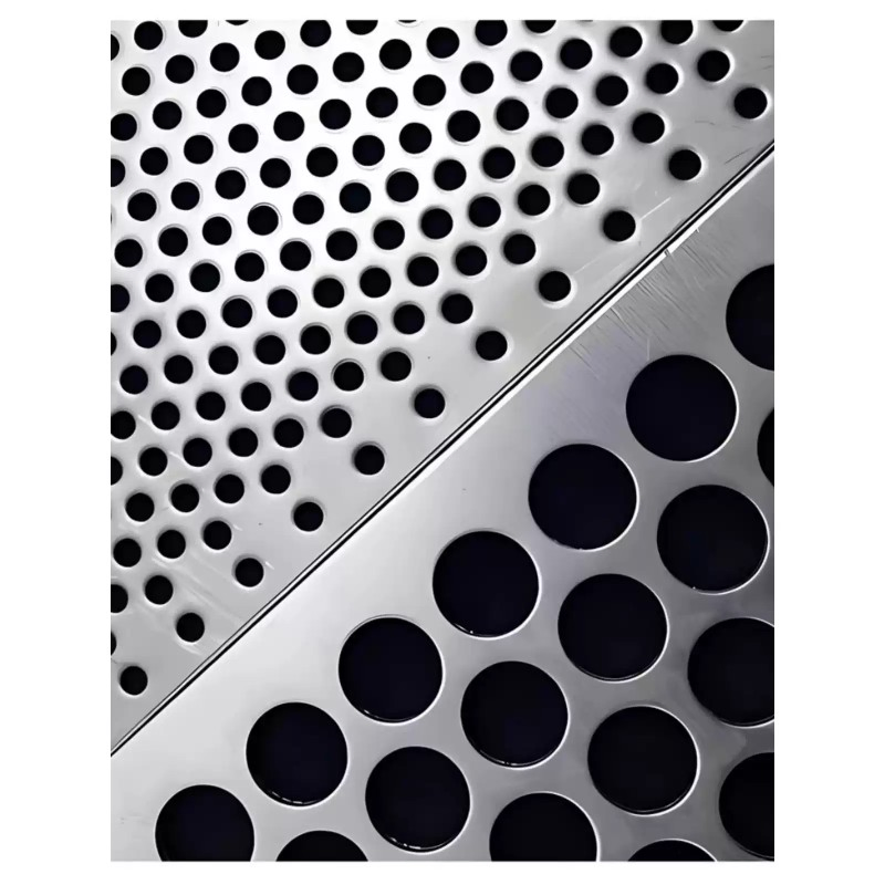 Architectural Decorative Aluminum Perforated Metal Sheet Clover Pattern for Indoor Outdoor Building Facade Cladding