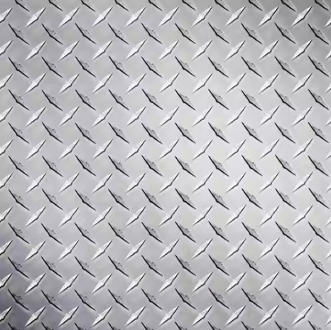 Anti-Slip Floor 1100 3003 5052 Aluminium Checkered Embossing Sheet