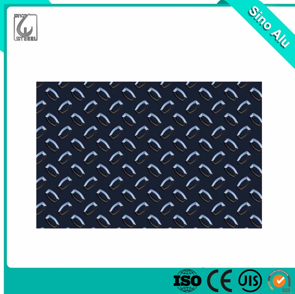 ASTM 1000 3000 5000 Color Coated Embossed Aluminum Plate/Sheet for Construction